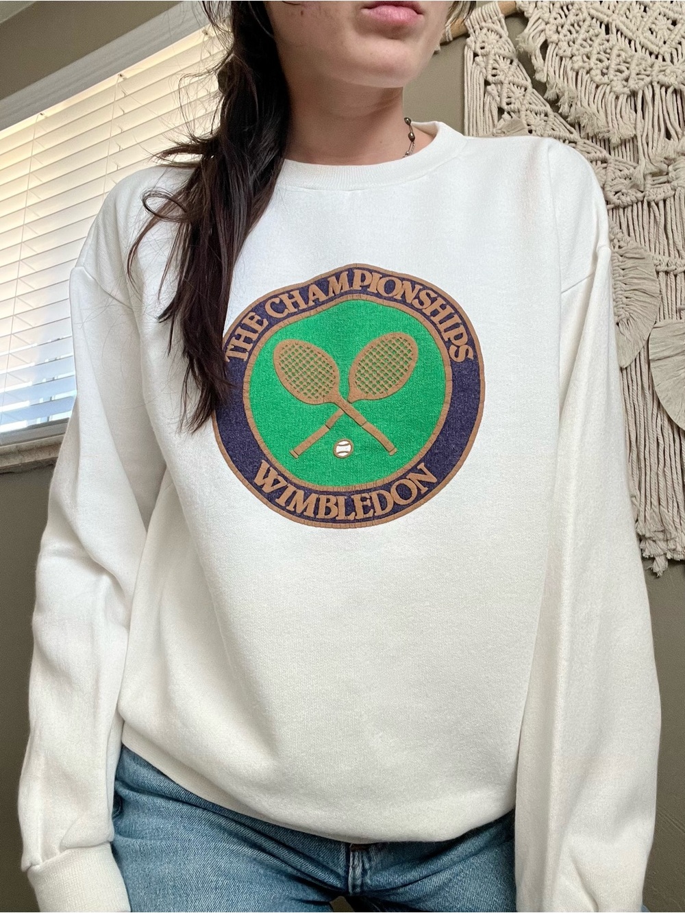Vintage Wimbledon Tennis Crewneck